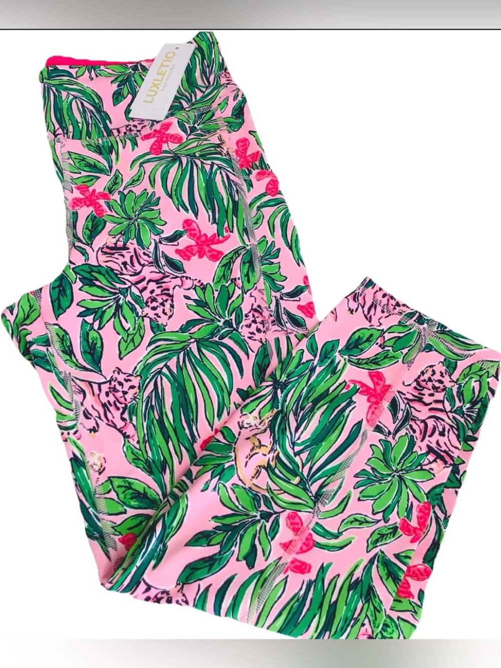 Lilly Pulitzer Luxletic Weekender 24” High Rise Midi LeggingsConch Shell Pink NW